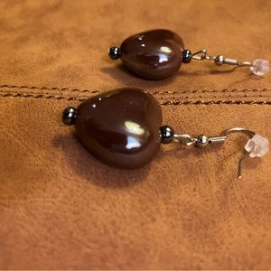 Brown Earrings